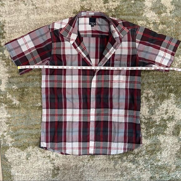 14. Mens size L Sahara Club short sleeve button down - Picture 7 of 11